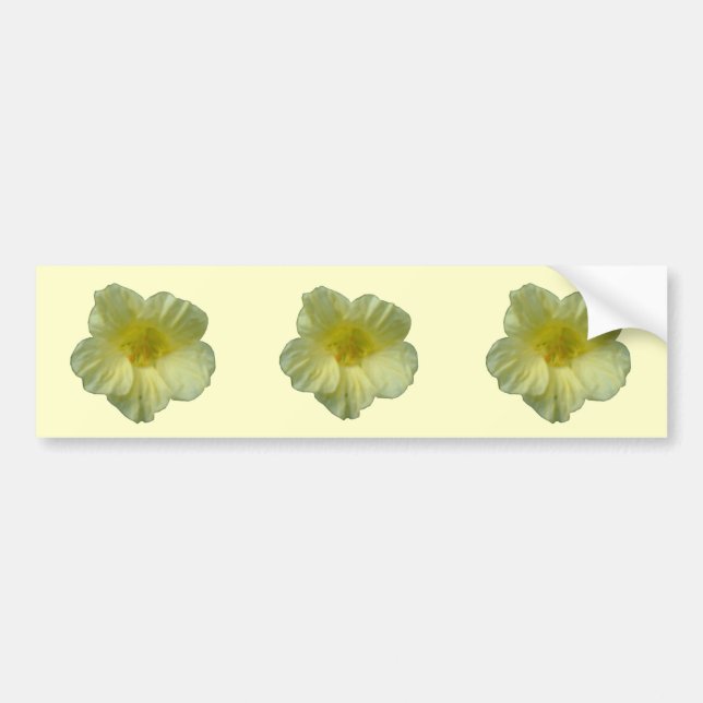 Joli Sticker pour pare-chocs à fleurs Natsurtium (Devant)