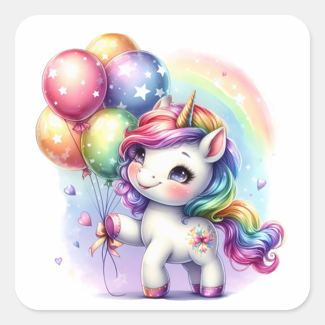 Joli Stickers Unicorne (Devant)