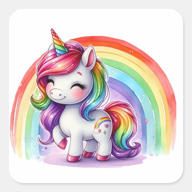 Joli Stickers Unicorne (Devant)