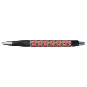 Joli stylo à fleur rouge