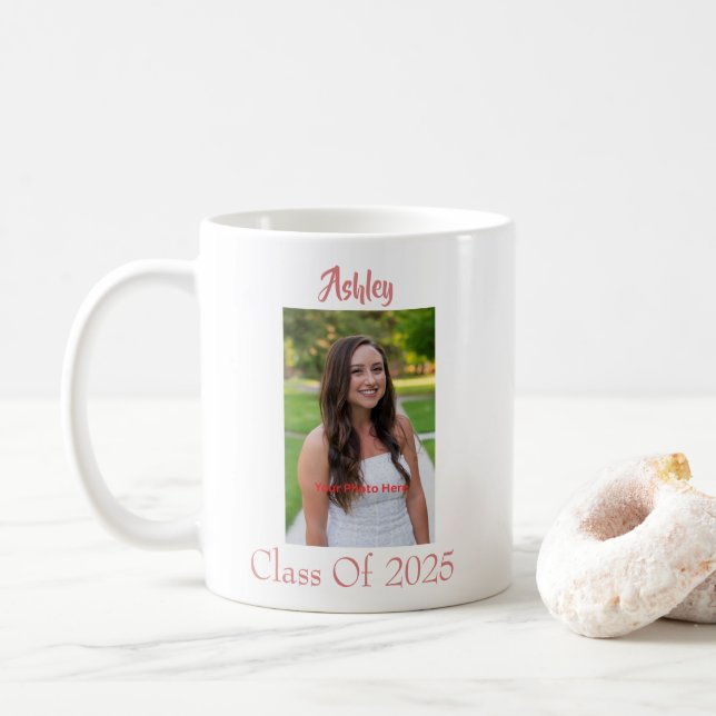 Joli Suivez Vos Rêves Graduation Café Mug (Avec donut)