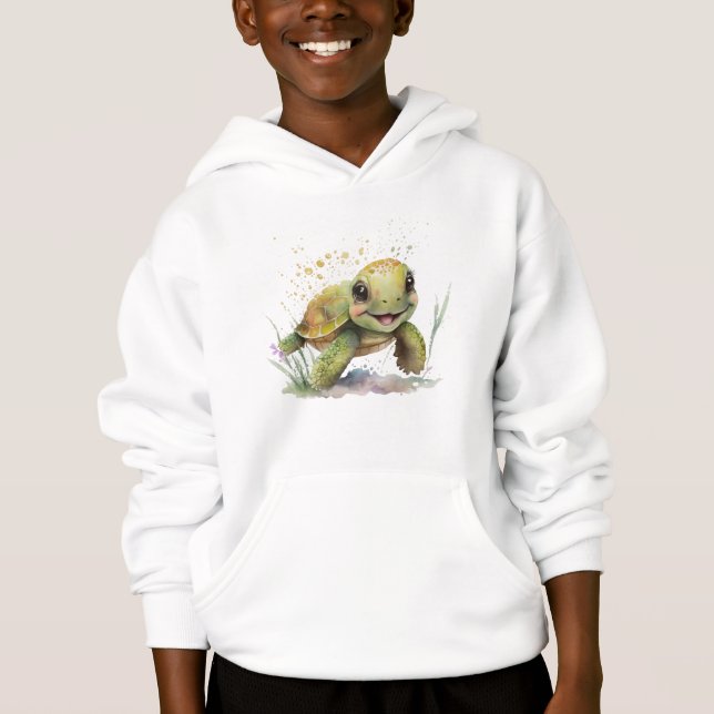 Joli Sweat - shirt à capuche de repoussage du garç (Devant)