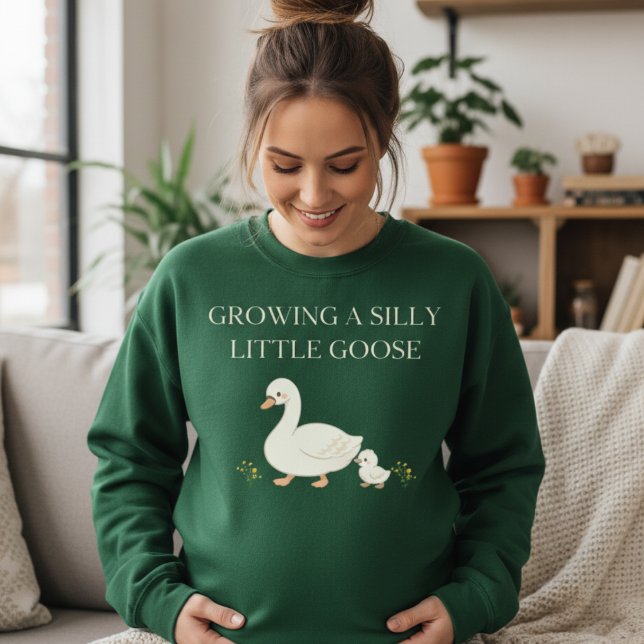 joli sweatshirt de grossesse qui élève un Petit Fo (Créateur téléchargé)