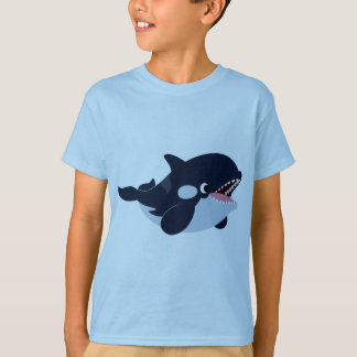 Joli T-shirt bébé en caricature Orca pour enfants