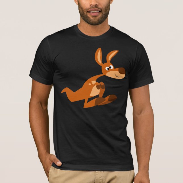 Joli T-shirt caricature Silly Kangaroo (Devant)