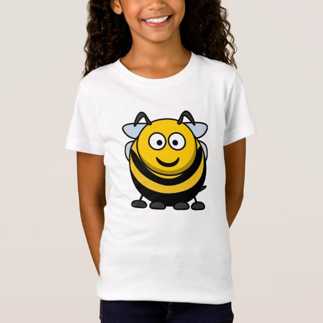 Joli T-shirt Cartoon Bumble Bee Kids (Devant)