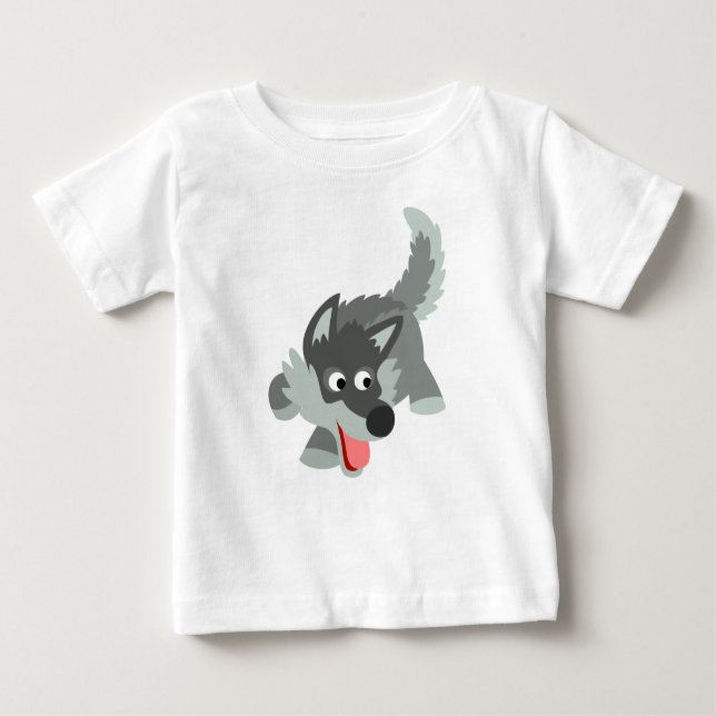 Joli T-shirt Cartoon Wolf Baby (Devant)