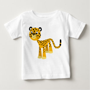 Joli T-shirt Cheetah Baby Cartoon