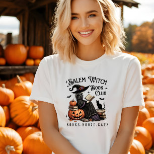 Joli T-shirt Club de livre de sorcières Vintage