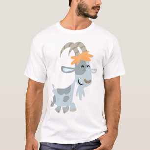 Joli T-shirt Cool caricature chèvre enfants
