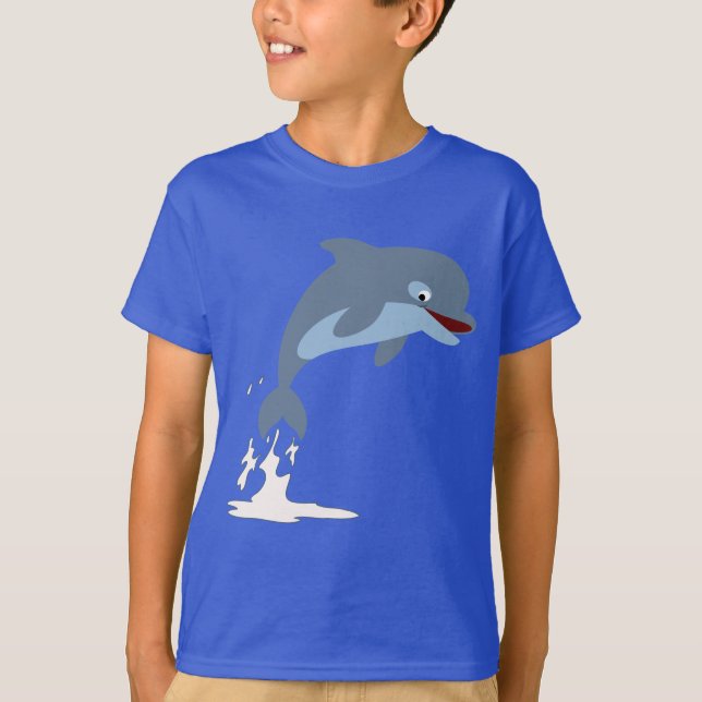 Joli T-shirt Dauphin Enfants Dauphin Dauphin (Devant)
