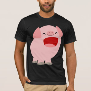 Joli T-Shirt de cochon chantant du dessin