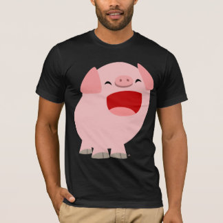 Joli T-Shirt de cochon chantant du dessin