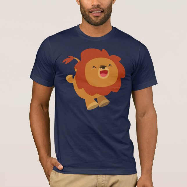 Joli T-shirt de dessin animé Lion (Devant)