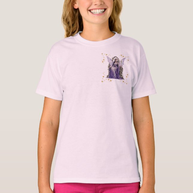 Joli T-Shirt de Fée Violette . (Devant)