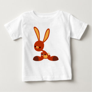 Joli T-shirt de lapin de dessin animé