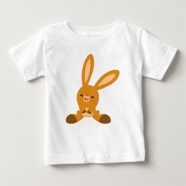 Joli T-shirt de lapin de lapin de rire (Devant)