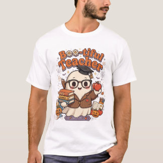 Joli T-Shirt de professeur Halloween pour un fantô