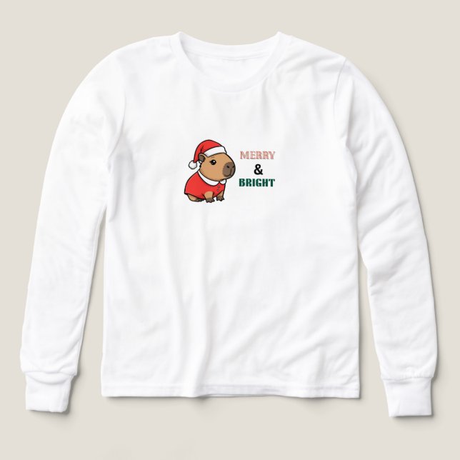 Joli t-shirt de vacances avec illustration de Sant (Motif recto)