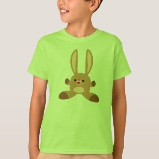 Joli T-shirt enfant lapin de caricature