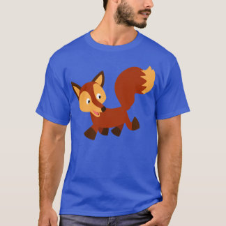Joli T-shirt Fox Cartoon