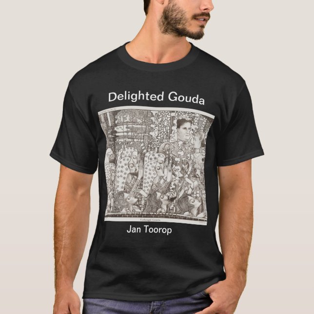 Joli T-shirt Gouda Jan Toorop Art Nouveau (Devant)