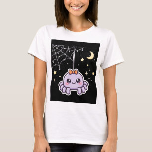 Joli T-Shirt Halloween Araignée Mignonne sur Toile