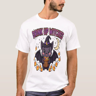 Joli T-shirt Halloween Chauve-Souris Vampire