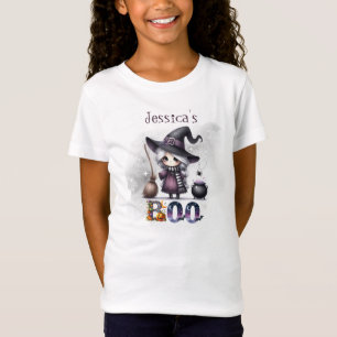 Joli T-Shirt Happy Boo Fantôme Halloween Enfants