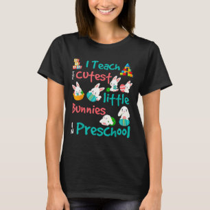 Joli T-shirt Lapin de Pâques Enseignante de Matern