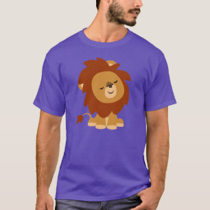 Joli T-shirt Lion en caricature pacifique