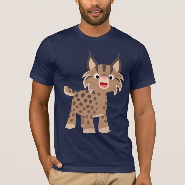 Joli T-shirt Lynx Cartoon (Devant)