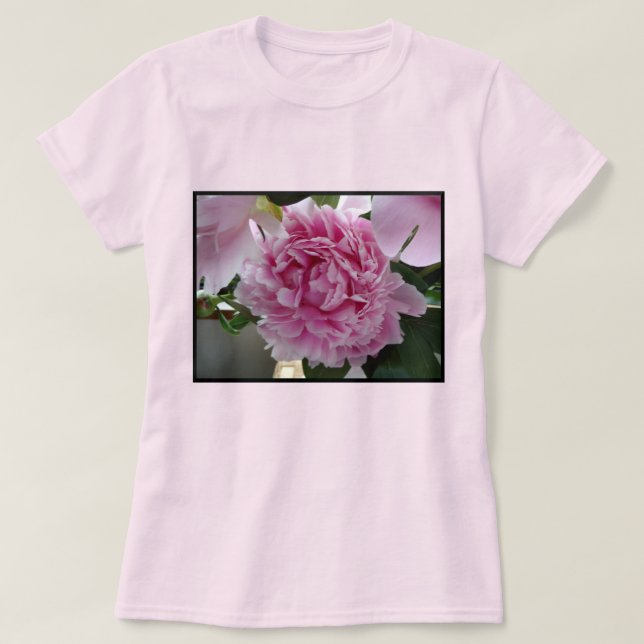 Joli T-shirt Peony Rose (Design devant)