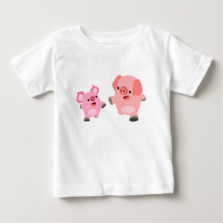 Joli T-Shirt pour bébé cochons de dessin animé