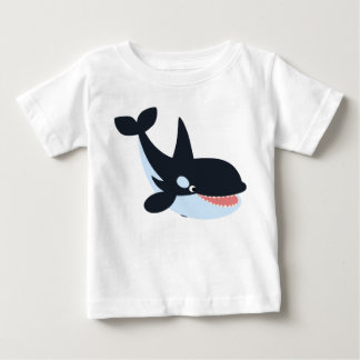 Joli T-Shirt pour bébé de baleine tueuse caricatur