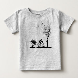Joli T-Shirt pour Bébé en Coton Doux avec Illustra