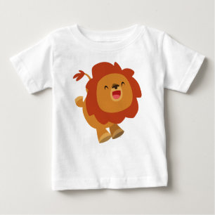Joli T-Shirt pour bébé Lion en caricature