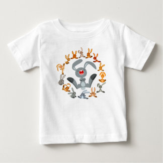 Joli T-Shirt pour bébé Mandala Lapin Cartoon