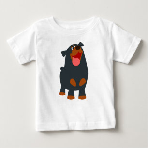 Joli T-Shirt pour bébé Rottweiler de Cartoon