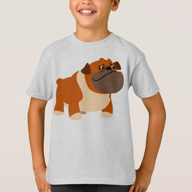 Joli T-Shirt pour enfants Bulldog anglais (Devant)