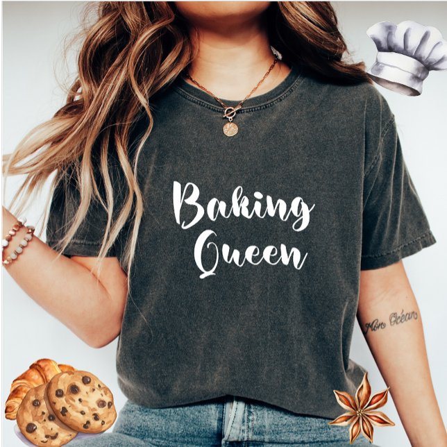 Joli T-shirt Queen's Baking (Créateur téléchargé)