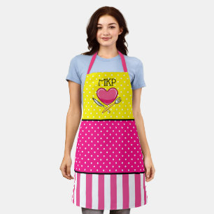 Joli TABLIER à pois