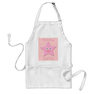 Joli tablier de Cuisine personnalisée Rose Star