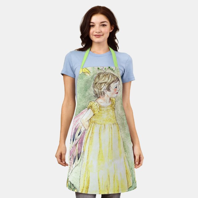 Joli tablier de fée de printemps (Porté)