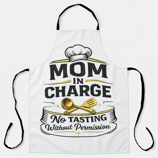 Joli tablier de maman cadeau amusant (Recto)