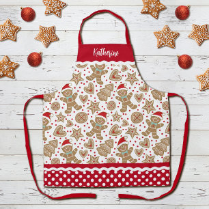 Joli tablier de Noël en pain d'épices