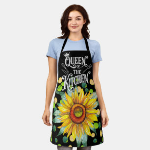 Joli tablier floral, cadeau pour la reine de la cu