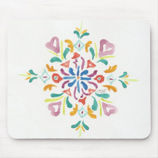Joli tapis de souris d'art de motif (Devant)