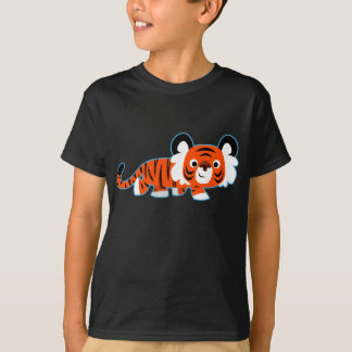 Joli tigre de dessin sur le T-shirt Enfants Prowl