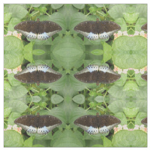Joli tissu animal à motifs de papillons tropicaux